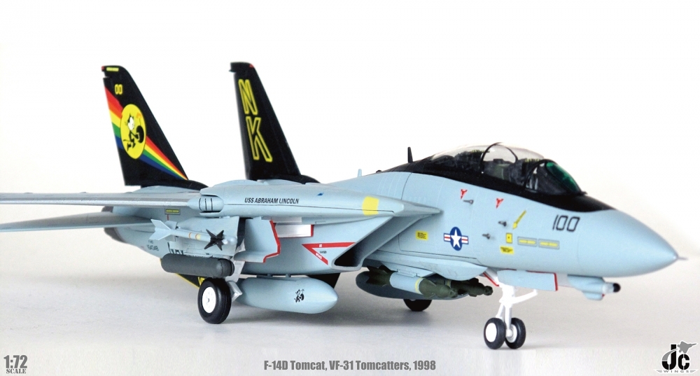 F-14D Tomcat, US Navy VF-31 Tomcatters, CVW14 USS Abraham Lincoln (CVN-72), 1998