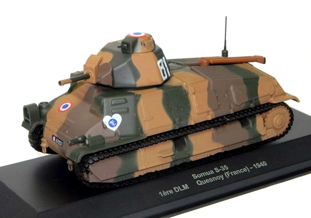 Somua S35, French Army - 1ere DLM, Quesnoy (France) 1940