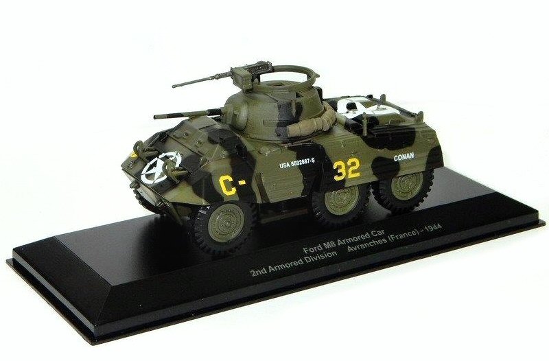 M8 Armored Car, US Army, 2nd Arm. Div., Avranches (France) 1944