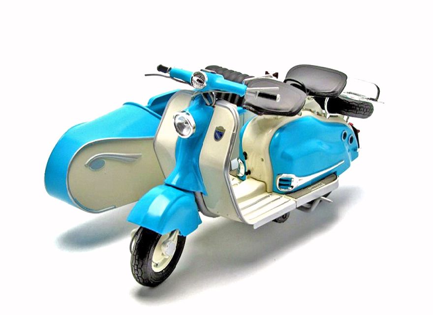 Lambretta LD 125 & Sidecar - 1958 (Blue/White)