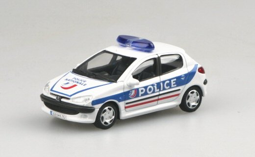 Peugeot 206, Police (France)