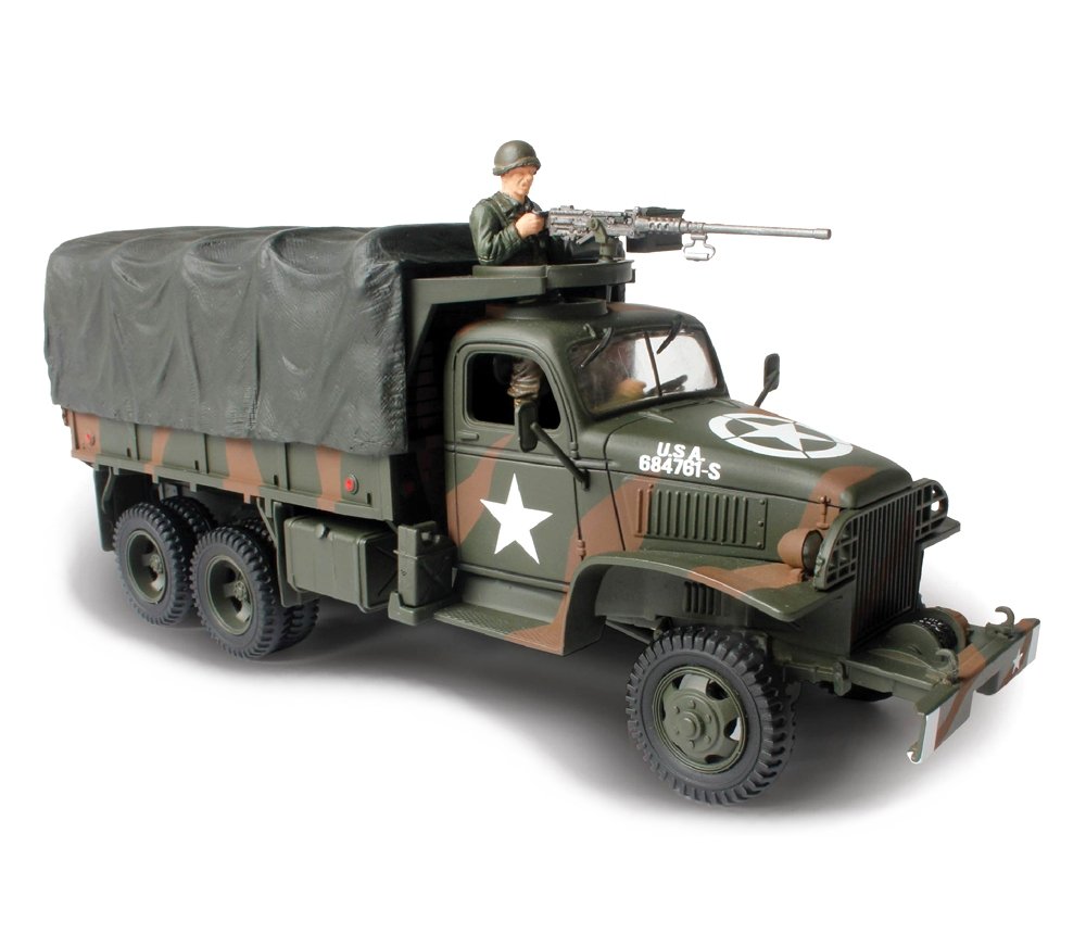 GMC 2,5 Ton Cargo Truck US Army, w/2 Figures