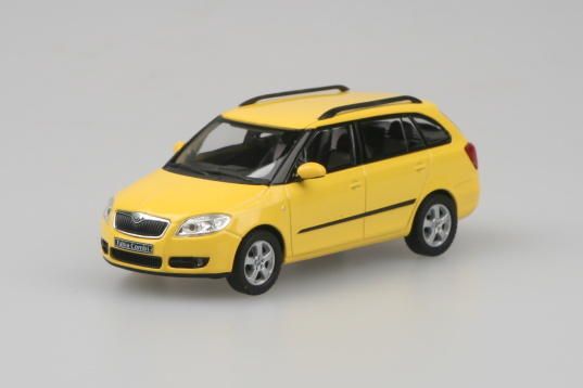 Škoda Fabia II Combi, 2007 (Sprint Yellow Uni)