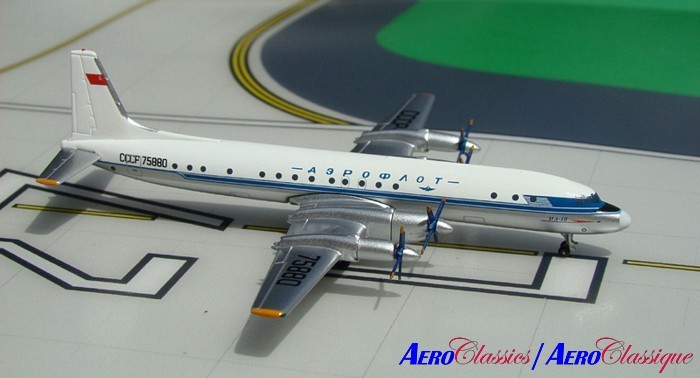 Il-18D Aeroflot, reg. 75880, Dark Blue