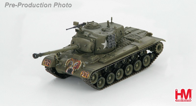 M46 Patton, 73rd Tank Battalion, Korea 1951 "Tiger Face"