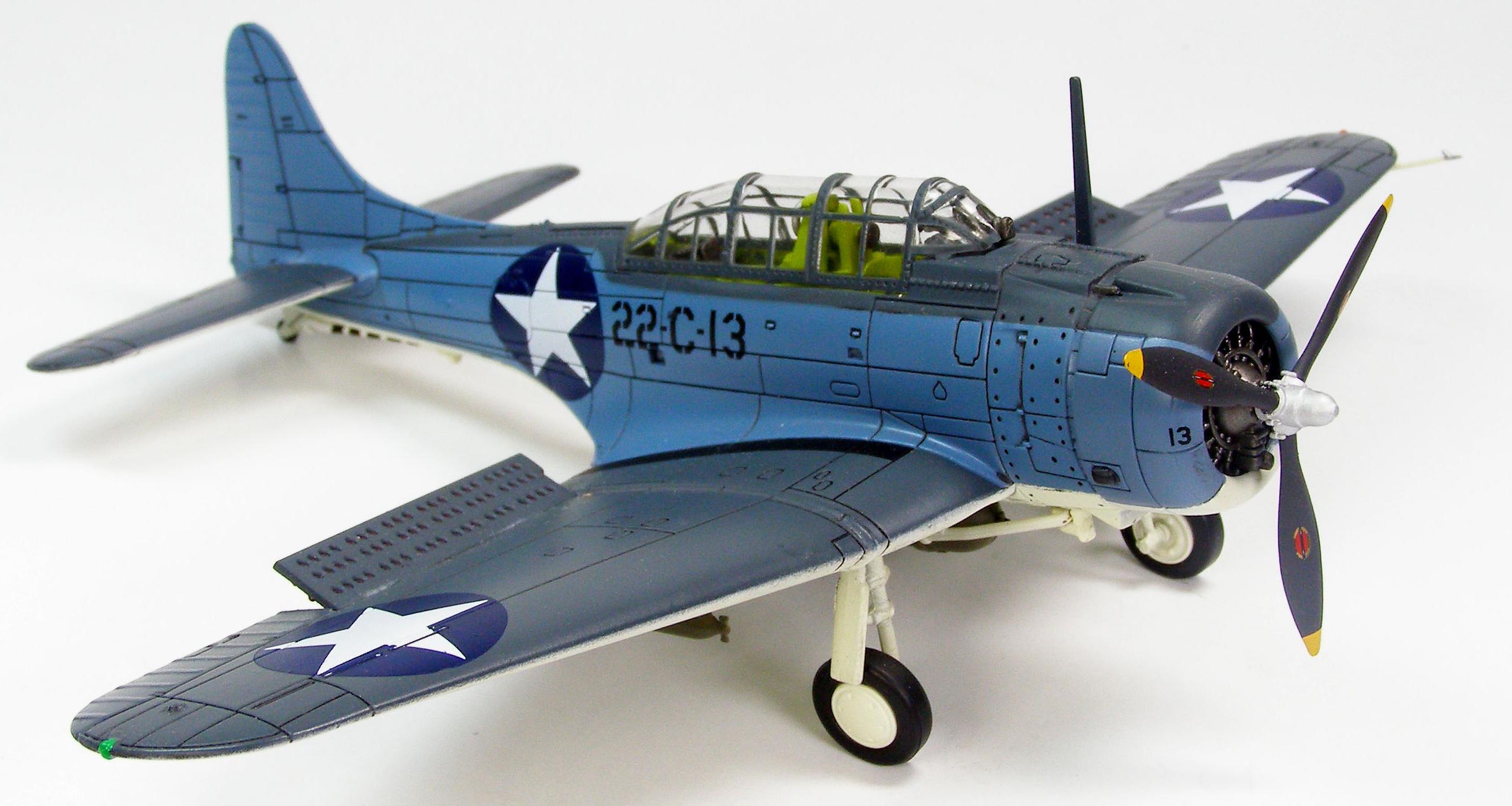 SBD-4 "Dauntless", 22-C-13, VC-22, USS Independence CVL-22, 1943