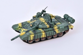 Russian T-72B with ERA Main Battle Tank, Camouflage 2010s