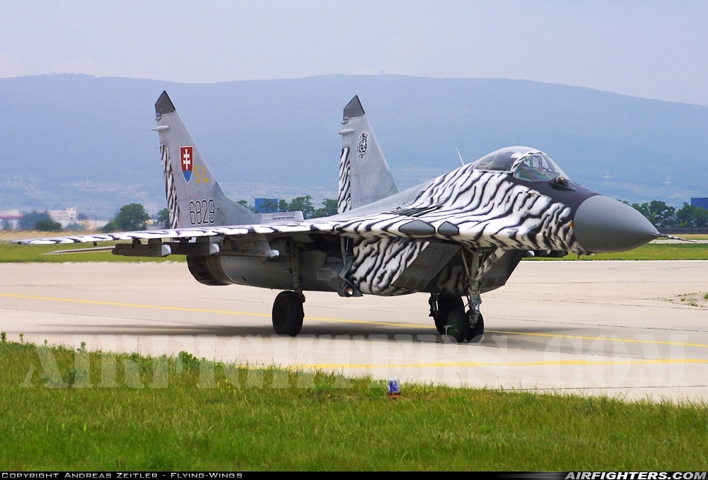 MiG-29A 6829, Slovak Air Force, Sliač